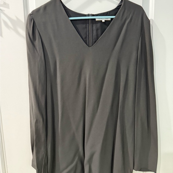 Helmut Lang Dresses & Skirts - Helmut Lang long sleeve mini shift w exposed back zipper size L